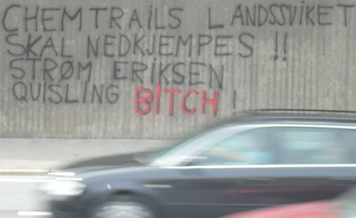 Chemtrails skjer med forsvarsministerens samtykke